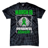 March Is Traumatic Brain Injury Month Surgery TBI Survivor Tie-Dye T-Shirt