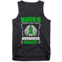 March Is Traumatic Brain Injury Month Surgery TBI Survivor Tank Top