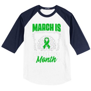 March Is Traumatic Brain Injury Month Surgery TBI Survivor Baseball Sleeve Shirt