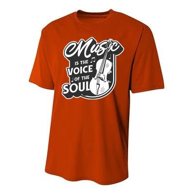 Music Is The Voice Of The Soul Performance Sprint T-Shirt