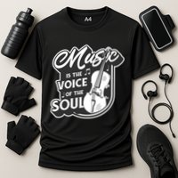 Music Is The Voice Of The Soul Performance Shirt