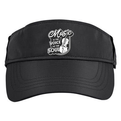 Music Is The Voice Of The Soul Adult Drive Performance Visor