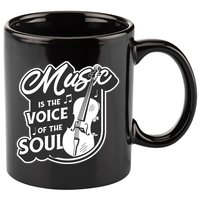 Music Is The Voice Of The Soul 11oz C Handle Ceramic Mug