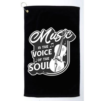 Music Is The Voice Of The Soul Golf Towel