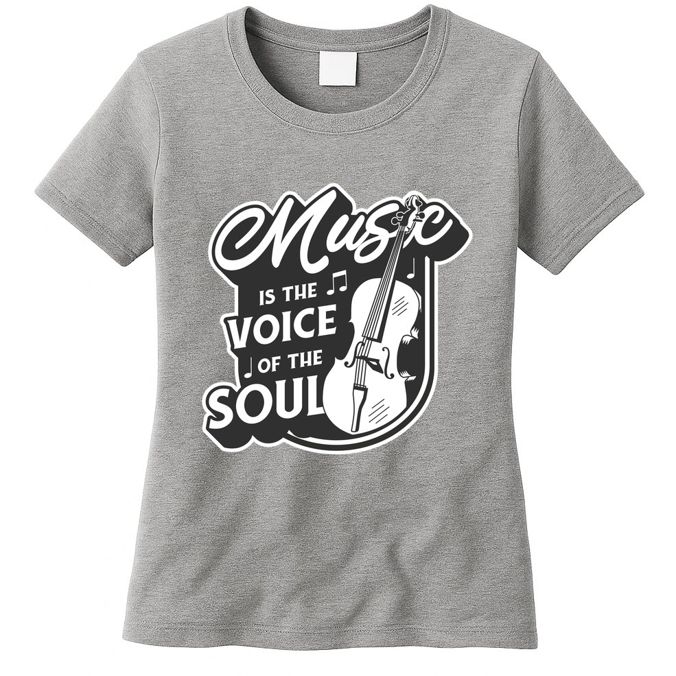 Music Is The Voice Of The Soul Womens T-Shirt