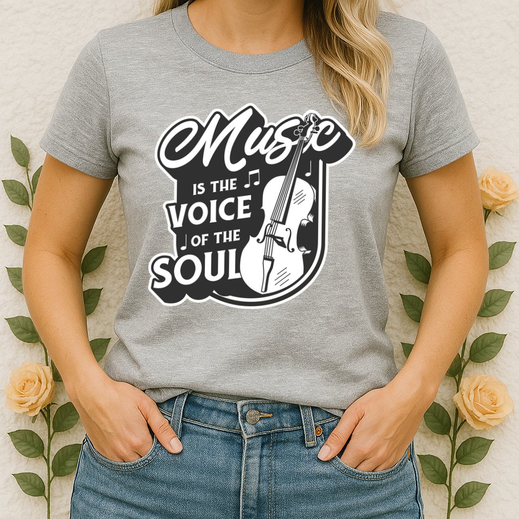 Music Is The Voice Of The Soul Womens T-Shirt