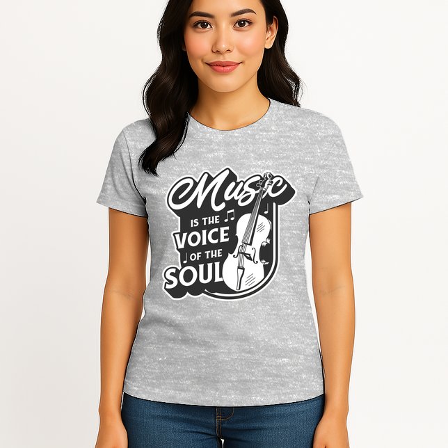 Music Is The Voice Of The Soul Womens T-Shirt