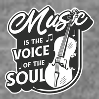 Music Is The Voice Of The Soul Womens T-Shirt