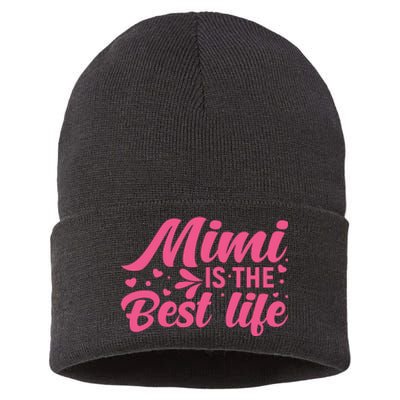 Mimi Is The Best Life T Sustainable Knit Beanie