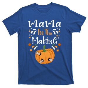 Mama In The Making Funny Thanksgiving Pregnancy Pumpkin Gift T-Shirt