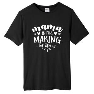 Mama In The Making Ivf Strong Ivf Day Infertility Meaningful Gift Tall Fusion ChromaSoft Performance T-Shirt