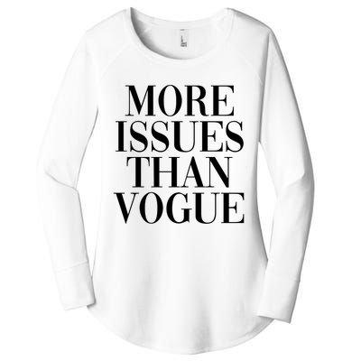 More Issues Than Vogue Women's Perfect Tri Tunic Long Sleeve Shirt