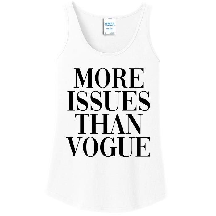 More Issues Than Vogue Ladies Essential Tank