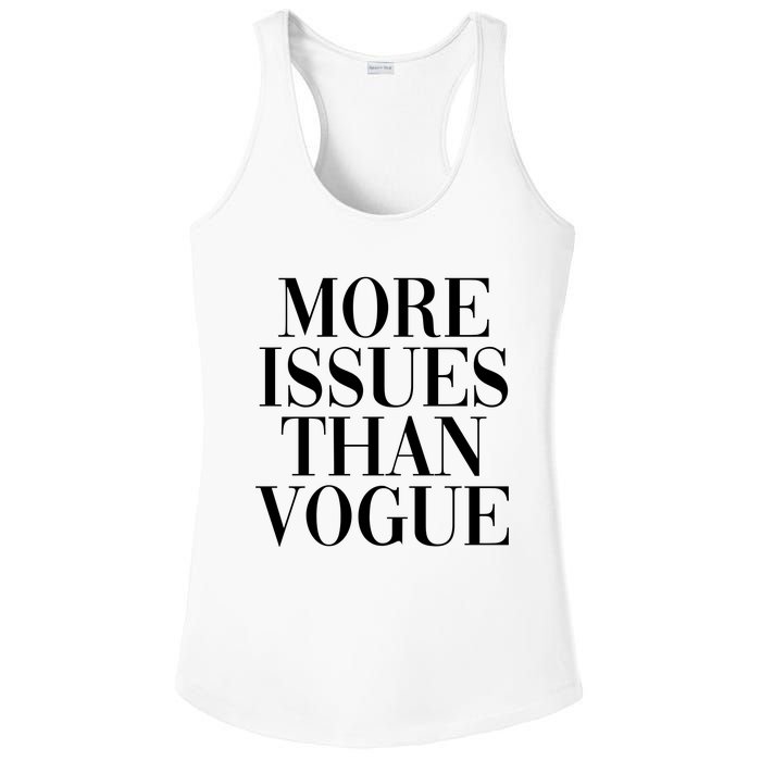 More Issues Than Vogue Ladies PosiCharge Competitor Racerback Tank