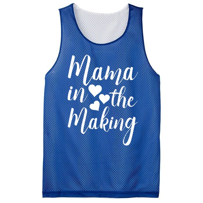 Mama In The Making Mothertobe Gift Mesh Reversible Basketball Jersey Tank