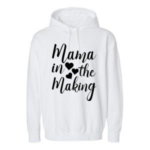 Mama In The Making Mothertobe Gift Garment-Dyed Fleece Hoodie