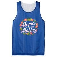 Mama In The Making Pregnancy Announcet Mommy Reveal Gift Mesh Reversible Basketball Jersey Tank