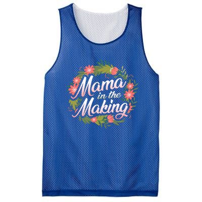 Mama In The Making Pregnancy Announcet Mommy Reveal Gift Mesh Reversible Basketball Jersey Tank