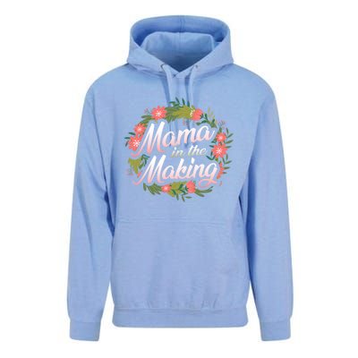 Mama In The Making Pregnancy Announcet Mommy Reveal Gift Unisex Surf Hoodie