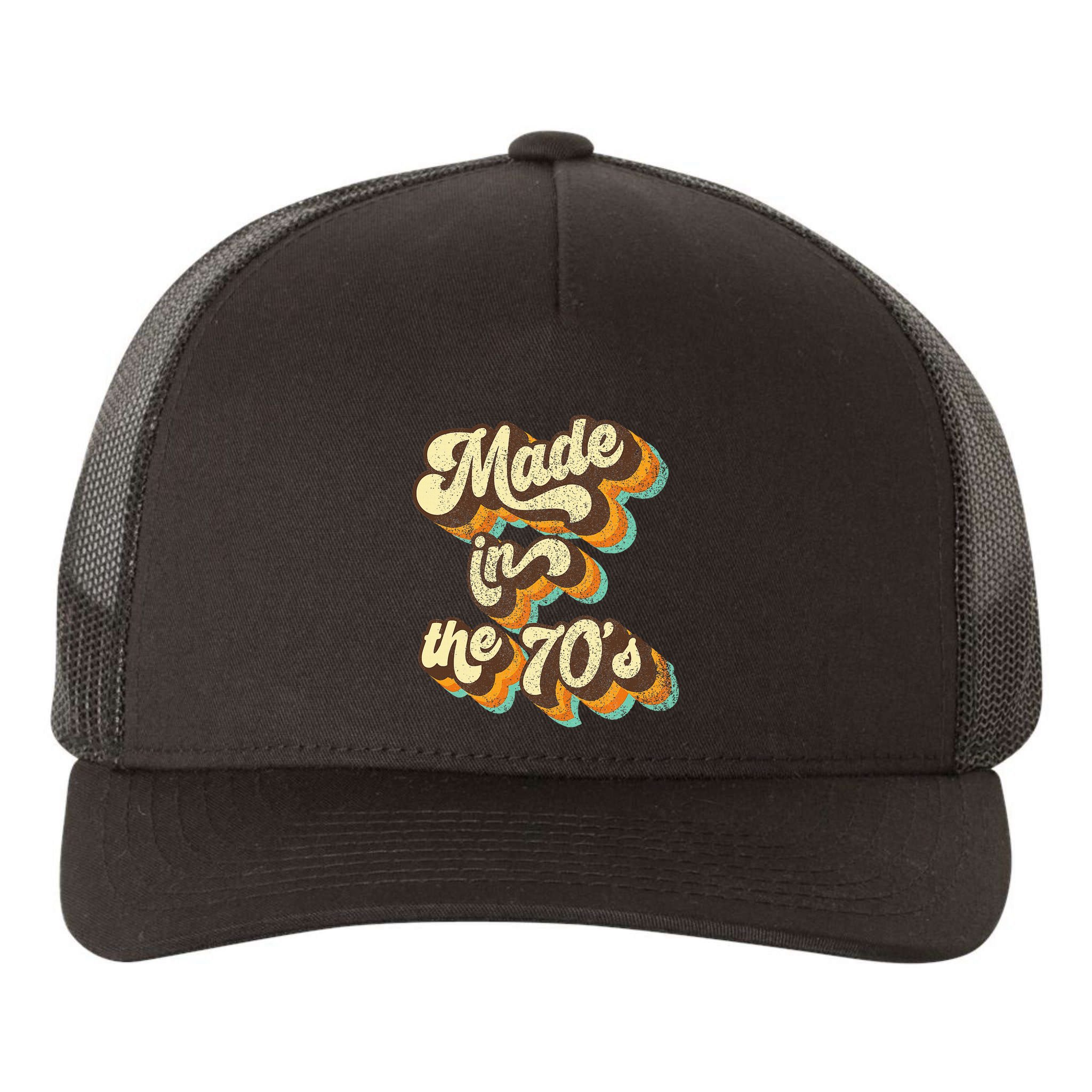 Made In The 70s Vibe Born In 70s Costume Party Yupoong Adult 5-Panel Trucker Hat