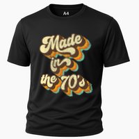 Made In The 70s Vibe Born In 70s Costume Party Cooling Performance Crew T-Shirt