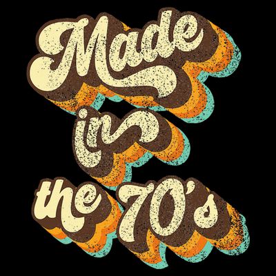 Made In The 70s Vibe Born In 70s Costume Party T-Shirt