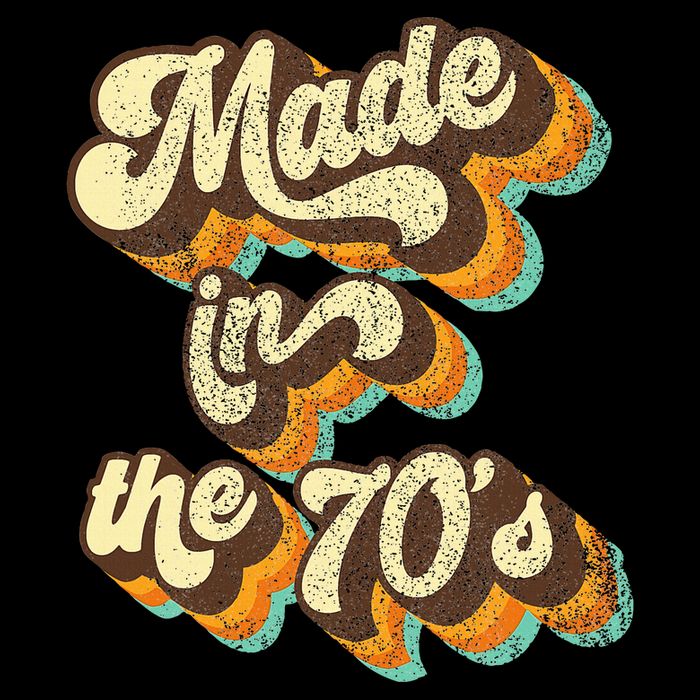 Made In The 70s Vibe Born In 70s Costume Party Tall T-Shirt