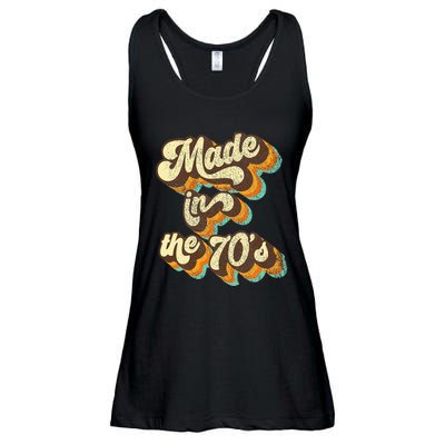 Made In The 70s Vibe Born In 70s Costume Party Ladies Essential Flowy Tank