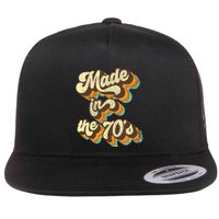 Made In The 70s Vibe Born In 70s Costume Party Flatbill Hat