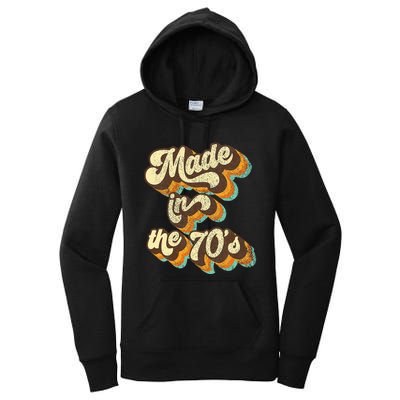 Made In The 70s Vibe Born In 70s Costume Party Women's Pullover Hoodie