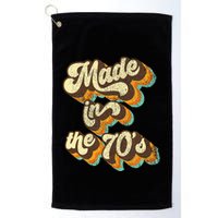 Made In The 70s Vibe Born In 70s Costume Party Golf Towel
