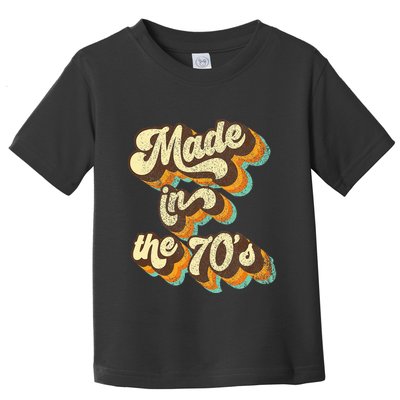 Made In The 70s Vibe Born In 70s Costume Party Toddler T-Shirt