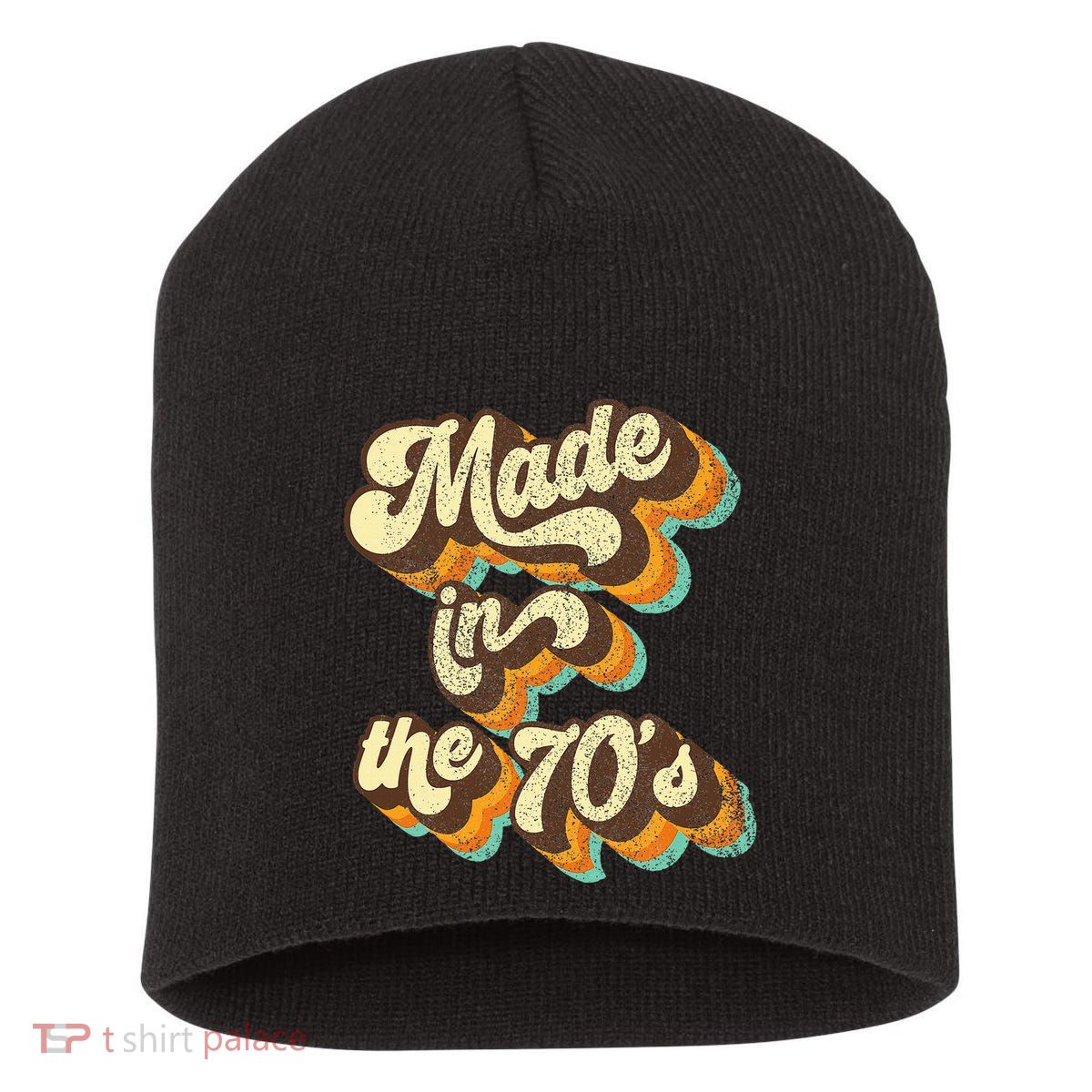 Made In The 70s Vibe Born In 70s Costume Party Short Acrylic Beanie