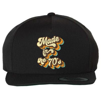 Made In The 70s Vibe Born In 70s Costume Party Wool Snapback Cap