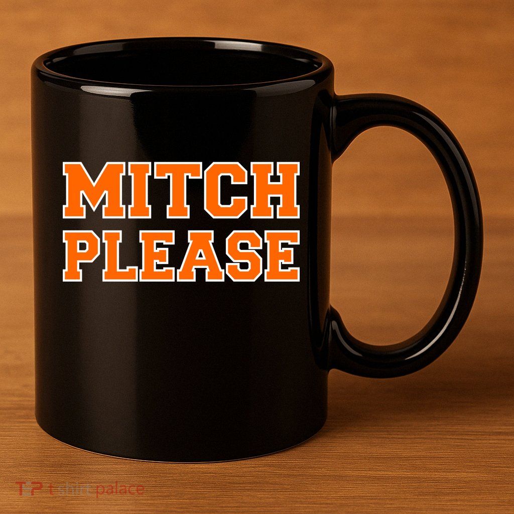 Mitch Please 11oz C Handle Ceramic Mug