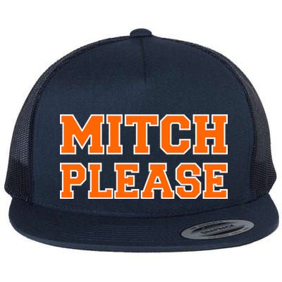 Mitch Please Flat Bill Trucker Hat