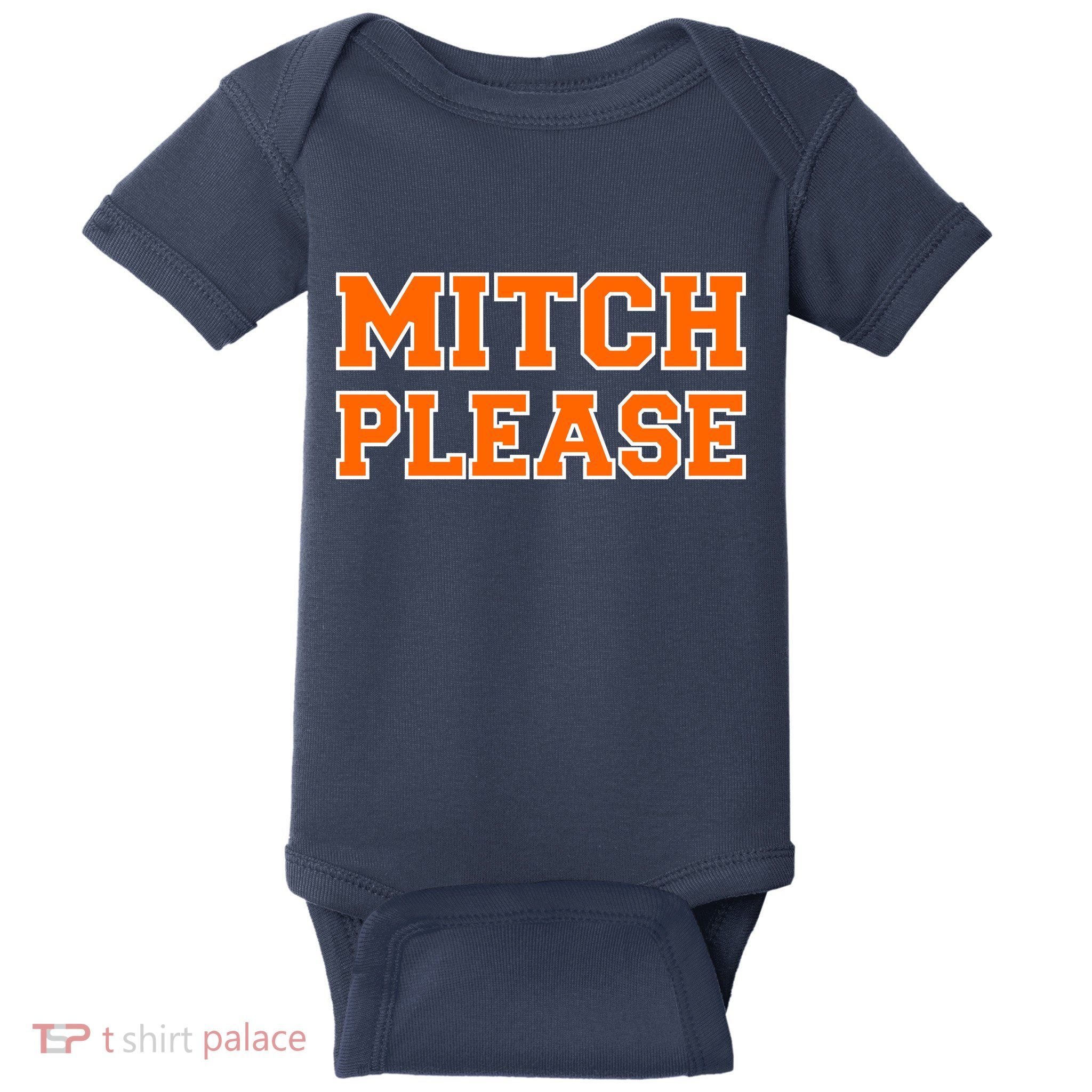 Mitch Please Baby Bodysuit