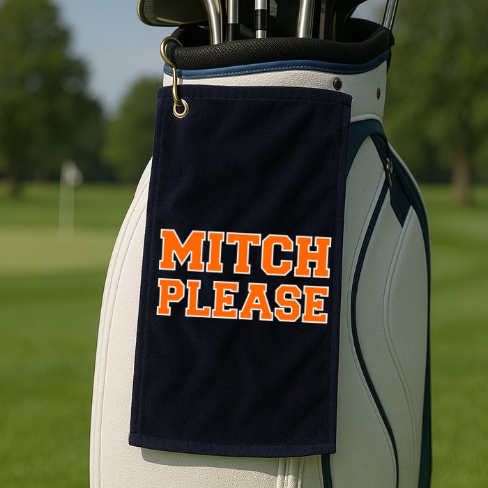 Mitch Please Golf Towel