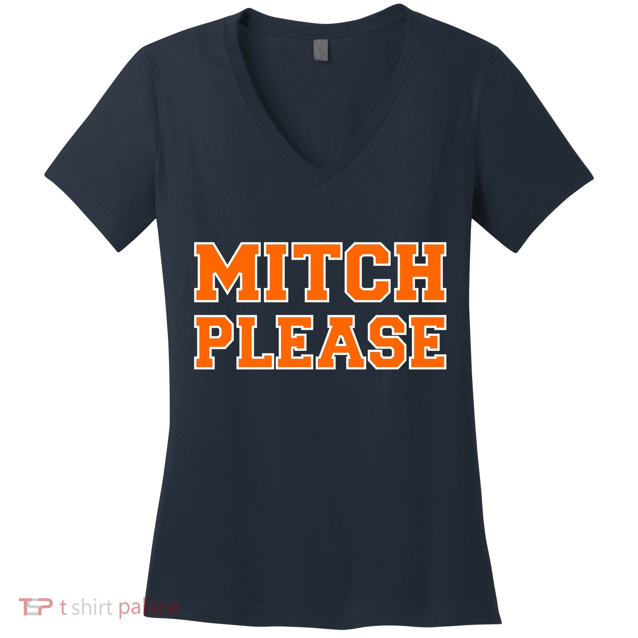 Mitch Please Women's V-Neck T-Shirt