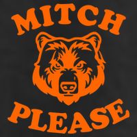 Mitch Please Bear Logo Adult Drive Performance Visor