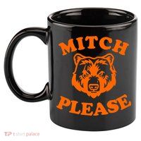 Mitch Please Bear Logo 11oz C Handle Ceramic Mug