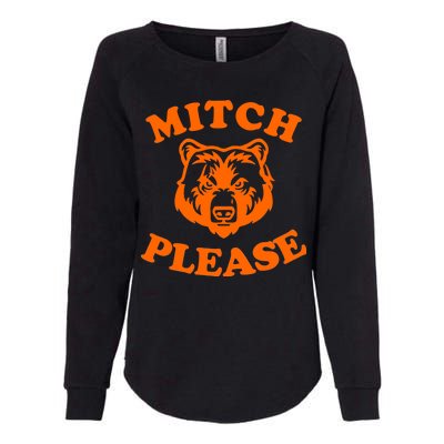 Mitch Please Bear Logo Womens California Wash Sweatshirt