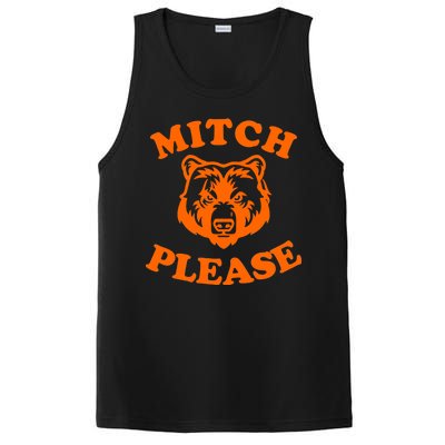 Mitch Please Bear Logo PosiCharge Competitor Tank