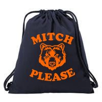 Mitch Please Bear Logo Drawstring Bag