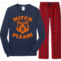 Mitch Please Bear Logo Long Sleeve Pajama Set