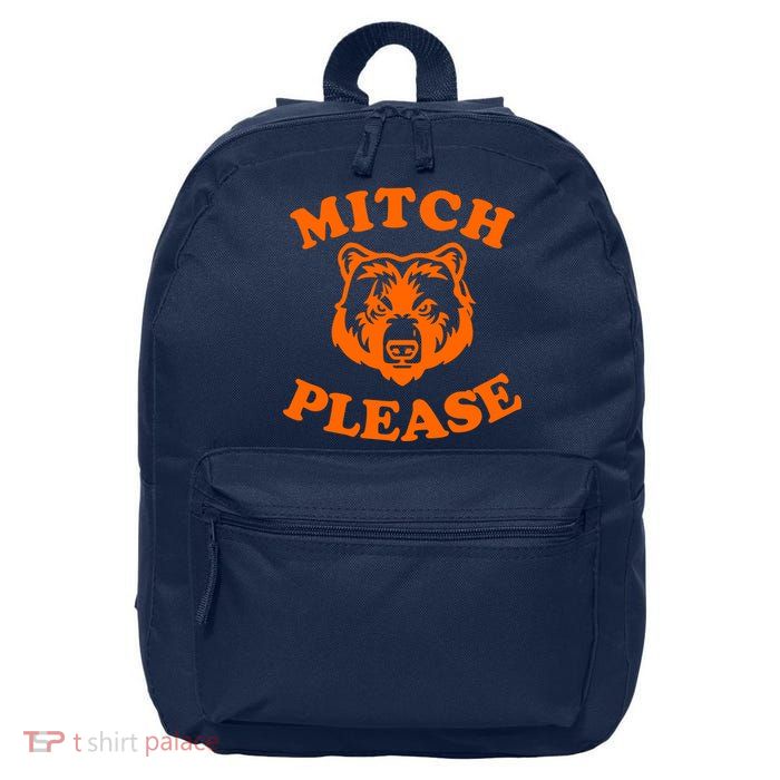 Mitch Please Bear Logo 16 in Basic Backpack
