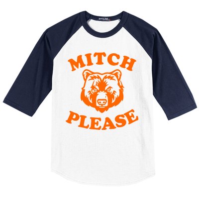 Mitch Please Bear Logo Baseball Sleeve Shirt