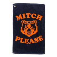 Mitch Please Bear Logo Golf Towel