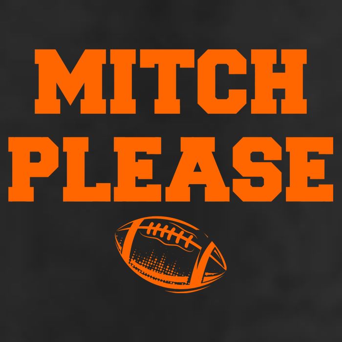 Mitch Please Football Logo Adult Drive Performance Visor