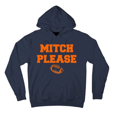 Mitch Please Football Logo Hoodie